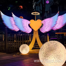 Luminous Wing Shaped Lights